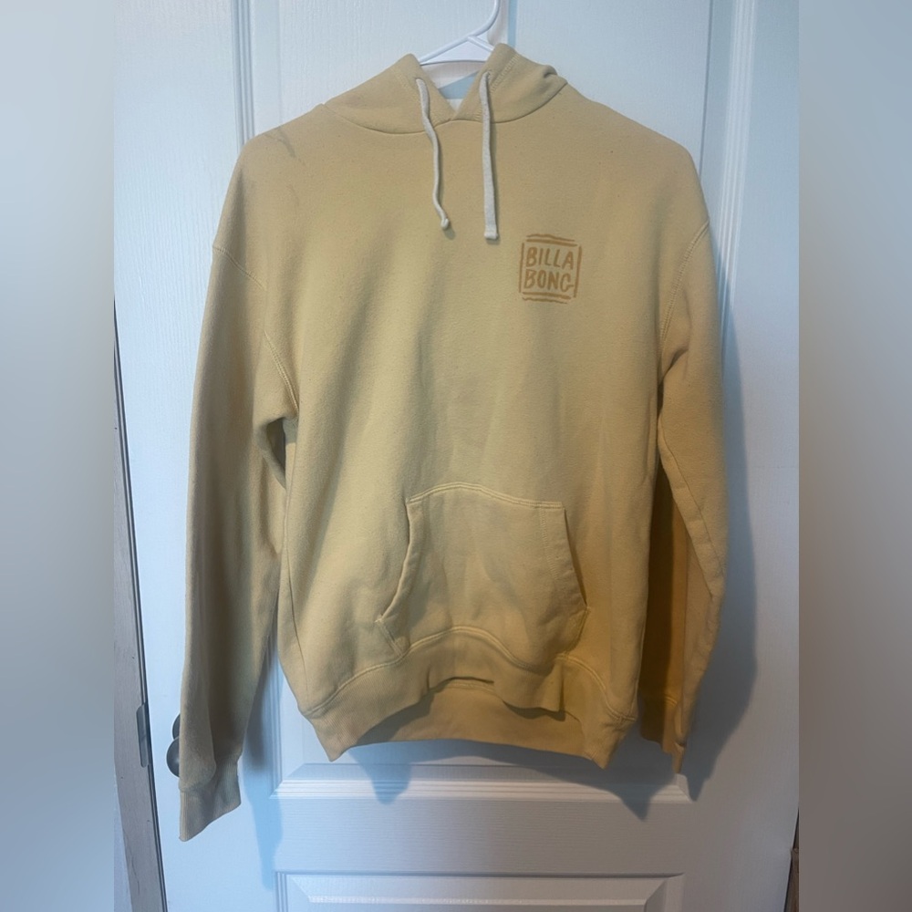 Billabong Women’s Size Small Yellow Hoodie.
